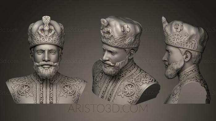 Busts and heads antique and historical (BUSTA_0037) 3D model for CNC machine